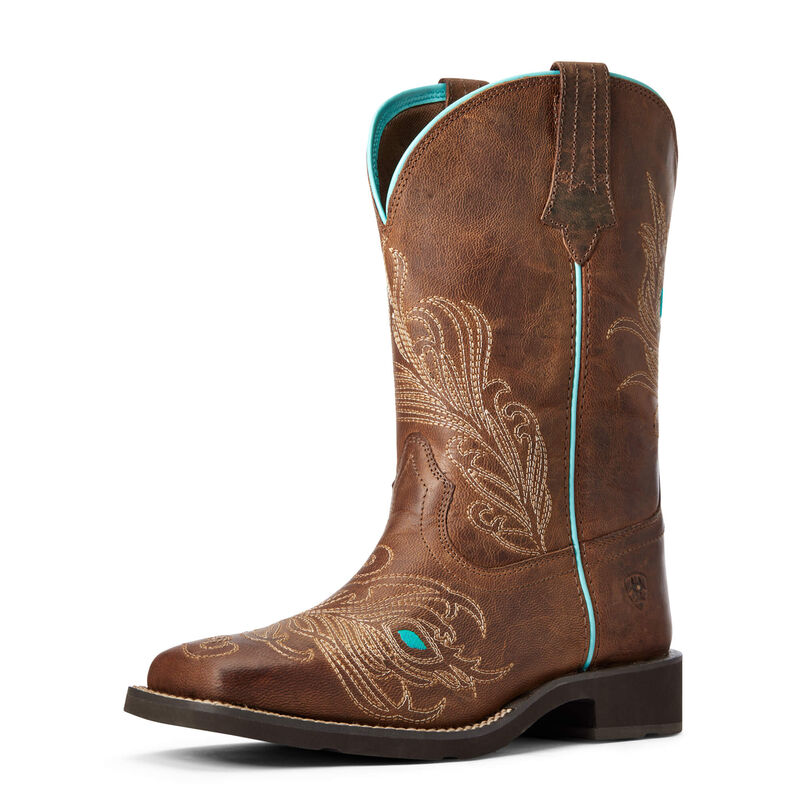 Botas Vaqueras Ariat Bright Eyes Ii Marrones Mujer - Chile 562-FLIYPD